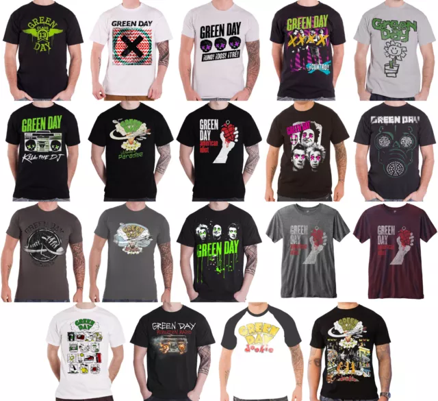 OFFICIAL GREEN DAY T Shirt Band Logo Revolution Radio Dookie Father of All new 16.95 PicClick UK