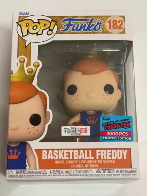 Funko Pop! Basketball Freddy 182 New York Comic Con 3000 Pcs With Protector