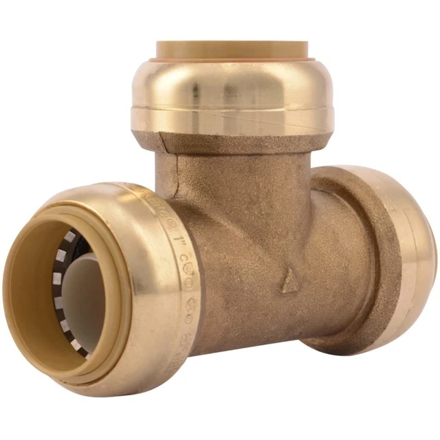 Sharkbite 1'' X 1'' X 1'' Push To Connect Brass Tee