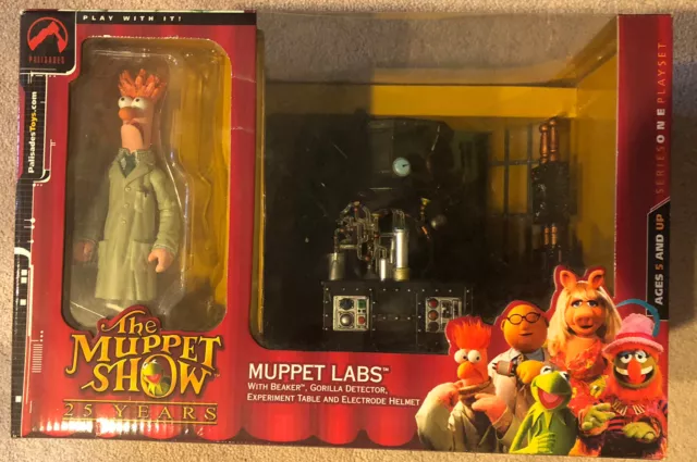 Muppet Show Palisades Lab w Beaker NIB box set - 25y Anniversary- RARE Collector
