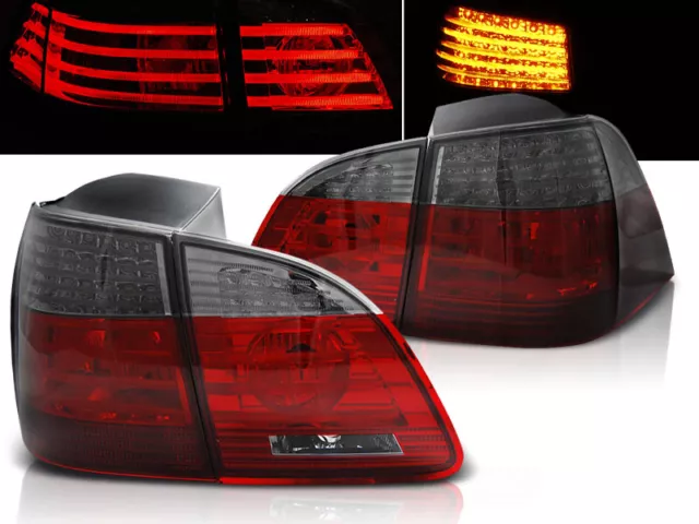 LED Rückleuchten Set für BMW E61 Touring Bj. 2004-2007 Rot/Schwarz