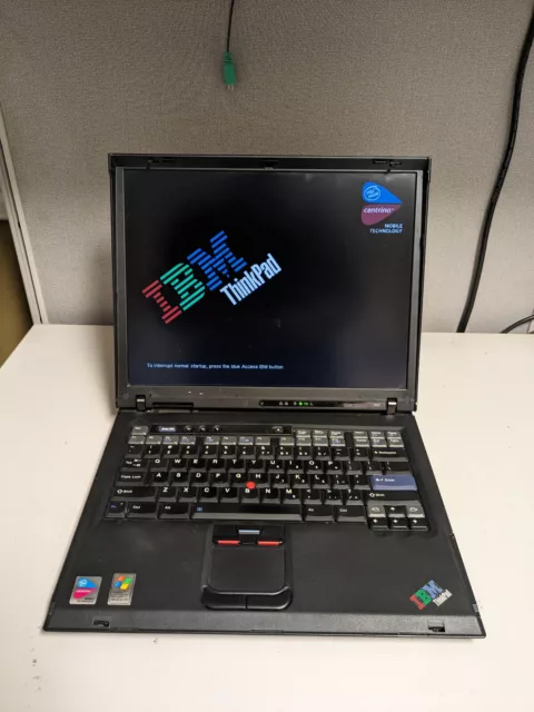 Portátil IBM Thinkpad R51. Windows XP Pro. Inspeccionado. Probado. Buen estado.