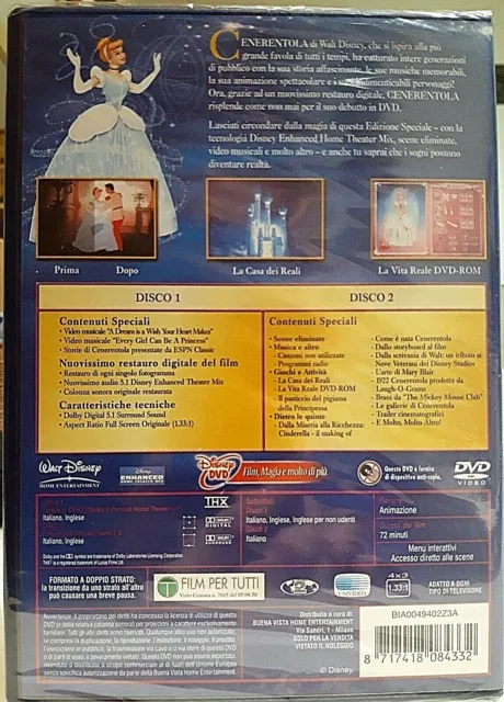 CENERENTOLA Ed. Speciale - 2 DVD Walt Disney NUOVO 2
