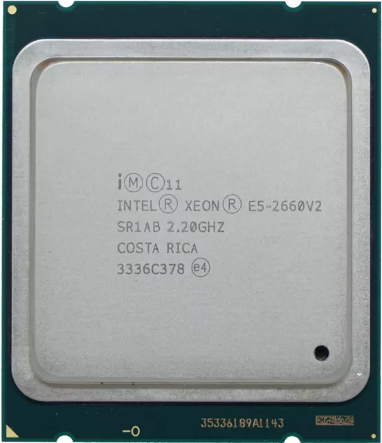 Intel Xeon E5-2660 v2 10-Core 3.0GHz 25MB 8GT/s FCLGA2011 CPU Processor SR1AB 2