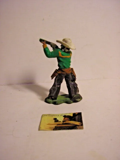 Soldatini Toy Soldiers Britains LTD Swoppet Cowboy plastica 1:32 2