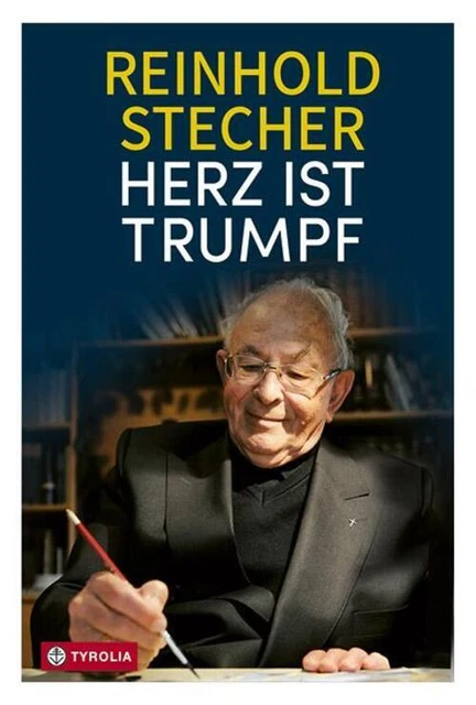 HERZ IST TRUMPF Reinhold Stecher Buch mit Glückwunschkarte 240 S