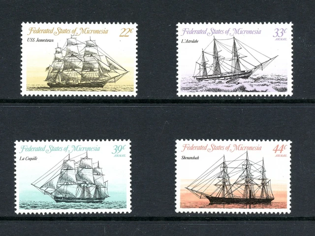 R1458 Mikronesien 1985 Sailing Ships 4v. MNH