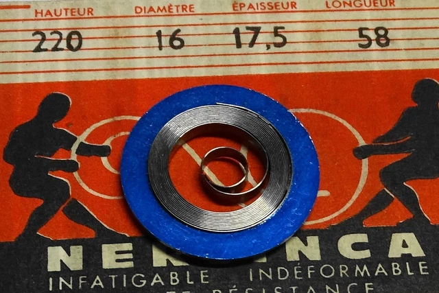 Ressort De Barillet LE PAON Pour Mouvement LIP R25 - Réf. 160M38 - Pièce Horlogerie NEUVE