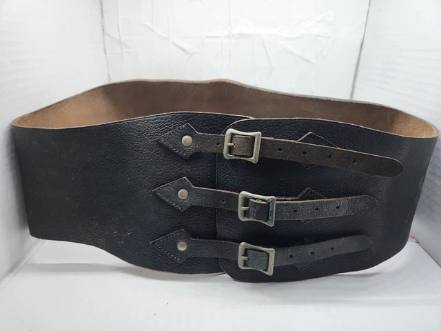 Leather Motorcycle Kidney Belt