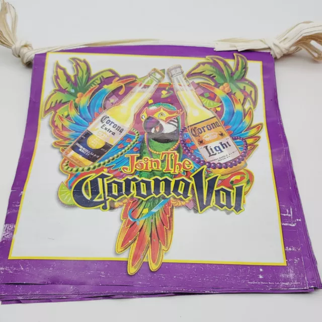 Corona Extra Light Join the Corona Val Beer Tropical Theme String Banner