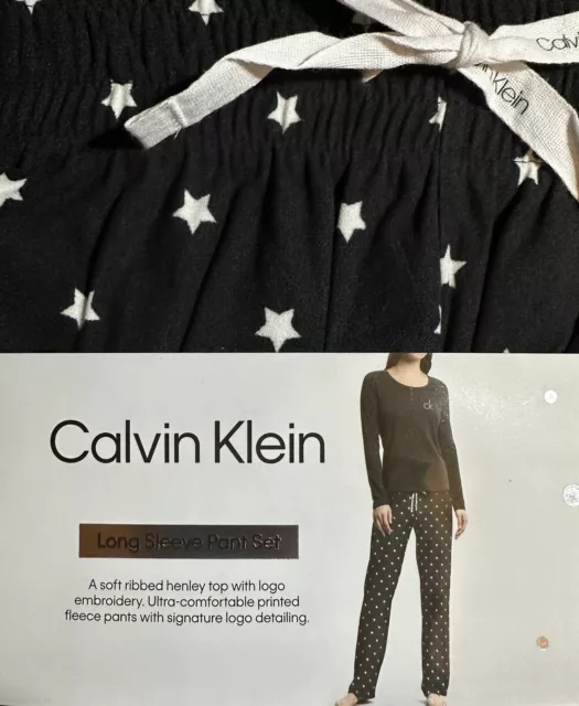 Calvin Klein Ladies Fleece PJ Set 