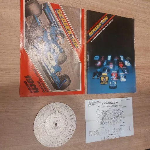 Scalextric Catalogue 19th Edition - 1978  20th Edition Catalogue Speed Wheel 2