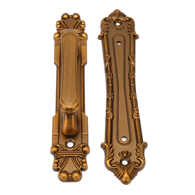 Aluminum Alloy Sliding Barn Door Handles Large Rustic Door Handle Bronze