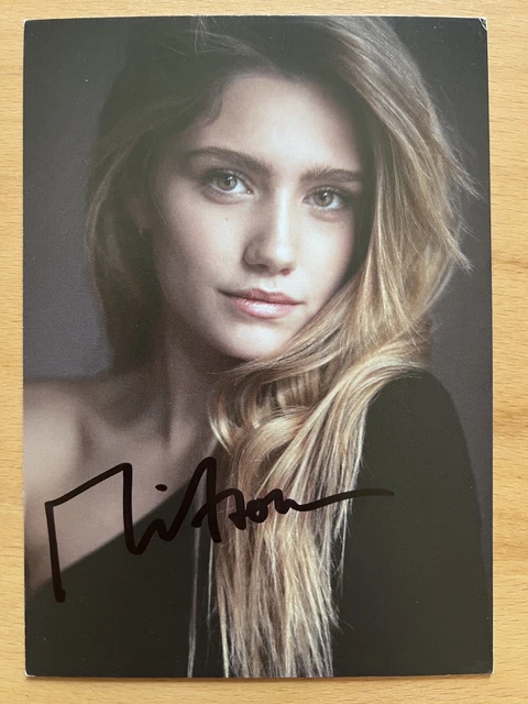 Mitsou Jung Ak Ard Hubert Without Staller Autograph Card Original Signed