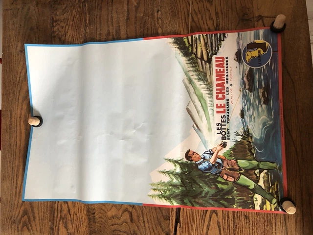 RARE PÊCHE ANCIEN présentoir publicitaire SENSAS années 1980 pas moulinet ancien EUR 1,00