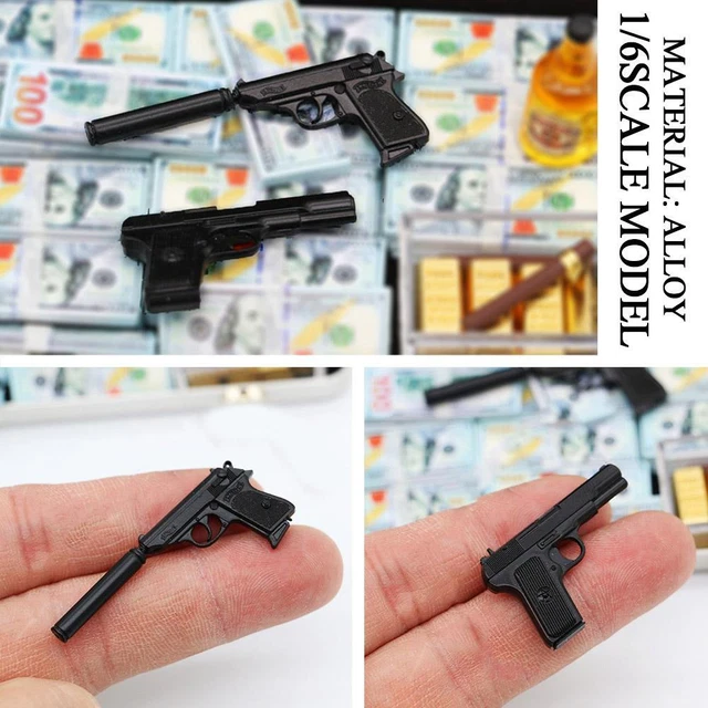 1/6 SCALE METAL Pistol Model For 12