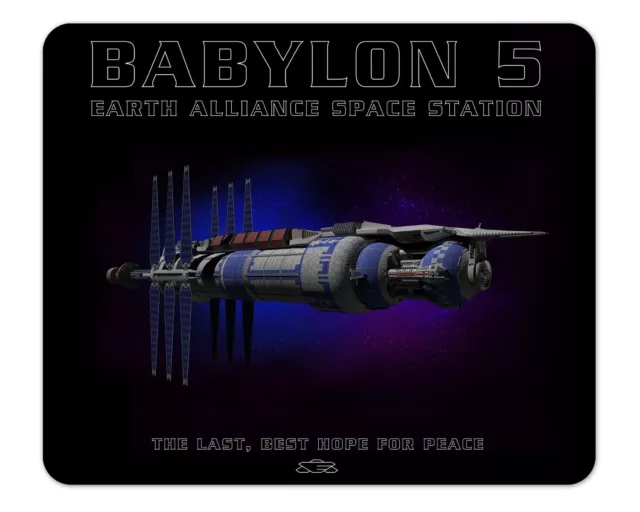 Babylon 5 Space Station 1/8" Thick Mousepad