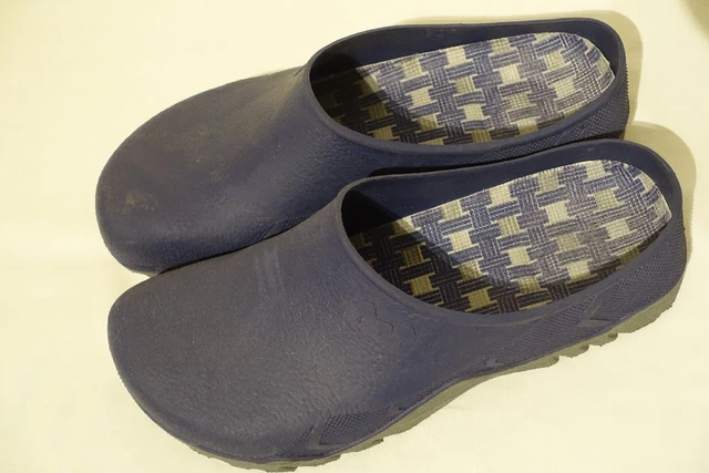 gartenschuhe 43 GARTENSCHUHE SCHUHE GUMMI Schlappen Gartenclogs, blau Gr: 43/44 EUR 1