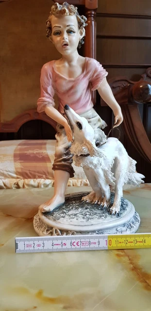 Statua di porcellana Capodimonte, vintage originale 