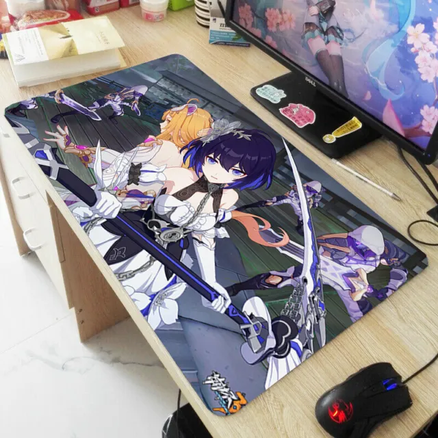 honkai impact 3rd Anime Desk Mouse Pad Mat Large Keyboard Mat 40X70cm T03