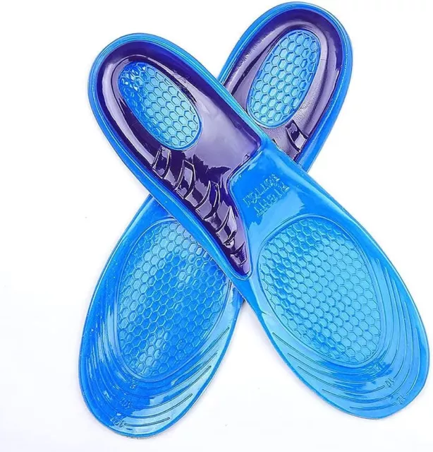 Gel Insoles Pain Relief Arch Support Shoe Inserts Orthotic Plantar Fasciitis