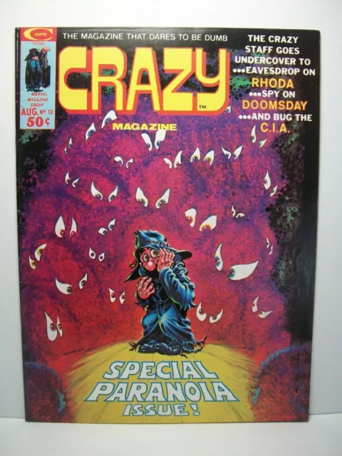 Crazy Magazine #12 ~ August 1975 ~ Special Paranoia Issue ~ 8.0 VF