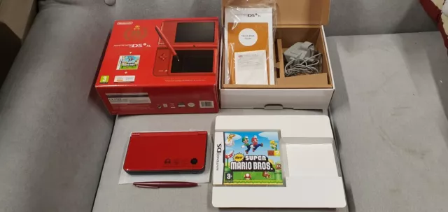 Nintendo DSi XL Limited Edition Red Bundle 