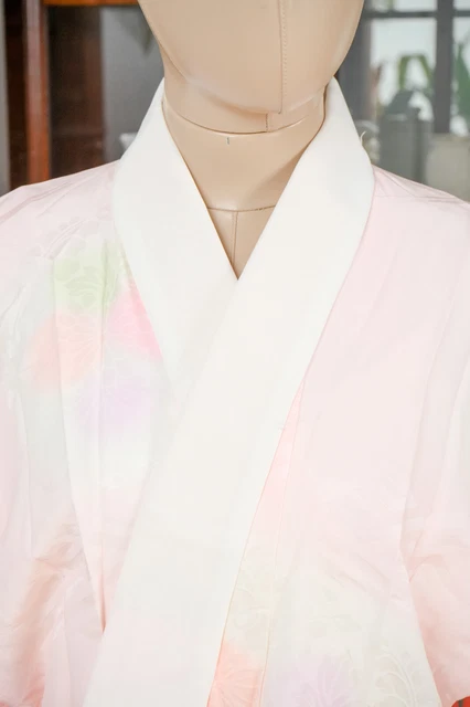 Dear Vanilla Japanese Juban Undergown Women's Kimono Genuine Vintage Mint 3