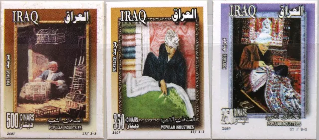 IRAQ IRAK 2007 1741-43 Kunsthandwerk Handicrafts Art Kunst Handwerk Stickerei **