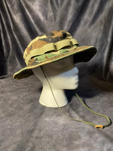 TRU-SPEC HAT CAP MENS 7 1/4 Military Boonie Sun Type II Hot Weather Camo