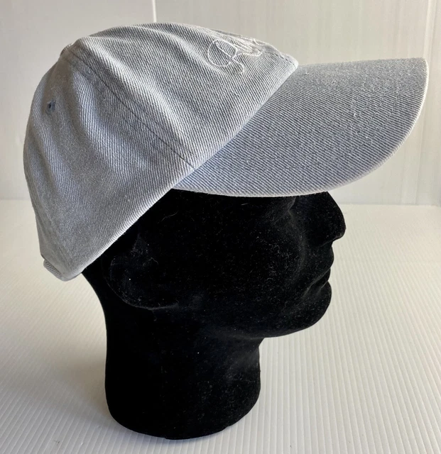 Rusty Mens Flex Fit Black Curved Brim Adjustable Hat Baseball Cap