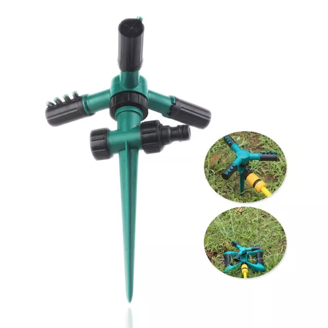 360° Rotating Lawn Sprinkler Automatic Garden Water Sprinklers Irrigation LF#km 3