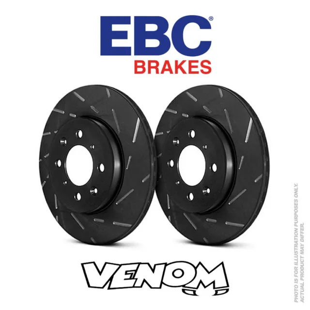 EBC USR Front Brake Discs 258mm for Smart ForTwo 1 71bhp 2014- USR1928