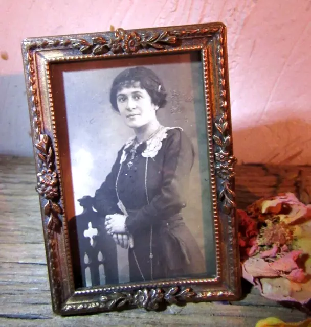 PRETTY FRENCH ANTIQUE MINIATURE PICTURE FRAME LATE XIX th. C. / EARLY XX th. C.