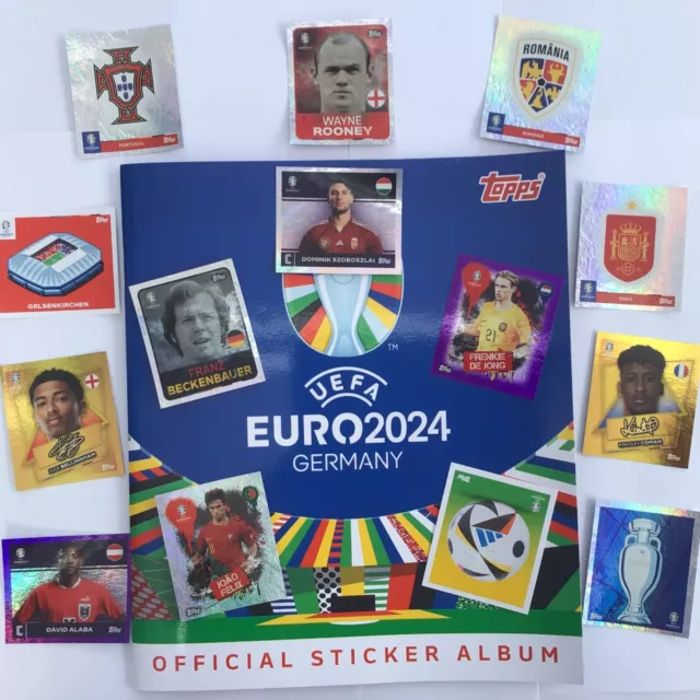 TOPPS EURO 2024 Germany choose up to 50 stickers from almost everyone with SP/SP+ £0.86