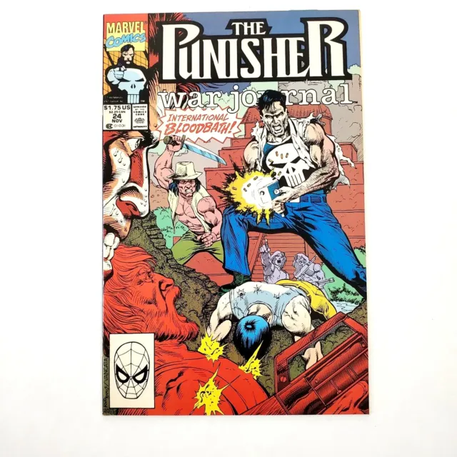 Punisher War Journal #24 (1988 Series) Direct Vol. 1 Marvel Comic Book Nov 1990