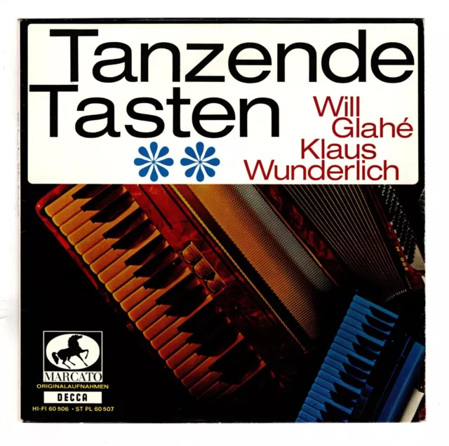 Vinyl-10"-LP # Tanzende Tasten [Will Glahé + Wunderlich] # Decca # 1966 # m-/m-