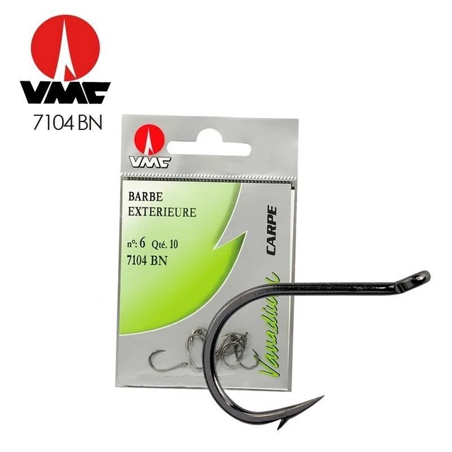 Hameçons VMC Carpe Ref 7110 BN - Lot De 10 - Neufs