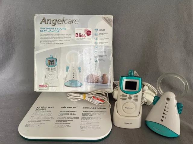 Angelcare AC401 Baby Movement and Audio Monitor with Wired Sensor Pad See Desc.