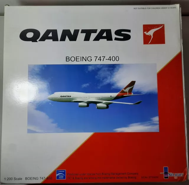 1:200 Inflight B747-400 Qantas Spirit Of Australia