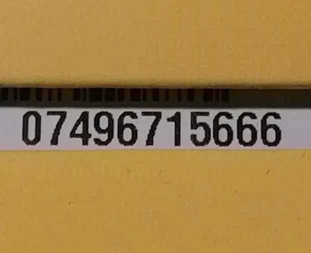 New EE UK GOLD VIP  Memorable                                 07 496 715 666
