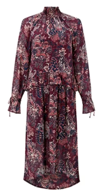 Amarelle print midi sales dress