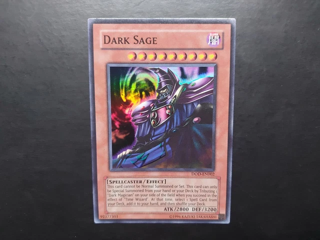 YUGIOH DARK SAGE Super Rare - DOD-EN002 14.99 - PicClick UK