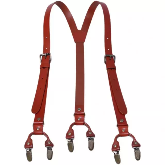 Mens Clothes Accessories Durable Suspenders Metal Straps Belts New Hooks Pants