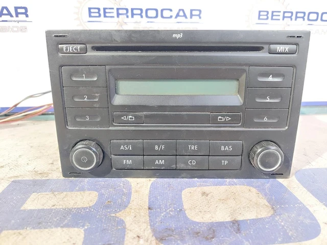 7H0035152 autoradio pour VOLKSWAGEN TRANSPORTER V FURGON 1.9 TDI 2003 94957
