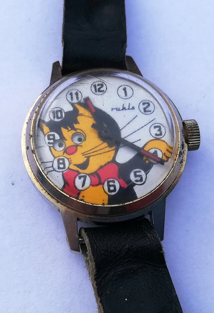 RUHLA Kinderuhr - rare vintage DDR - GDR Armbanduhr