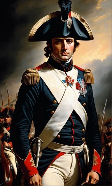 PLAQUE MÉTAL guerre soldat militaire empire napoléon 30 X 20 CM