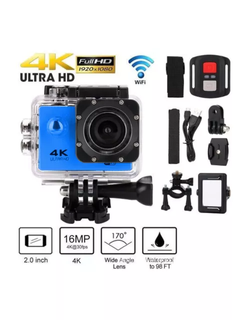 4K Sport Camera Ultra HD 1080P Sports WiFi Cam Action Camera DV Video Recorder