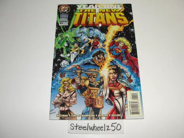 New Teen Titans Annual #11 Comic DC 1995 Supergirl Green Lantern Kid Flash RARE