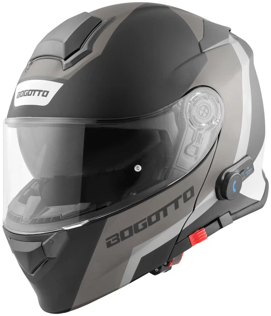 Bog Motorradhelm V271 BT Bluetooth Klapphelm, Vorbereitet Für